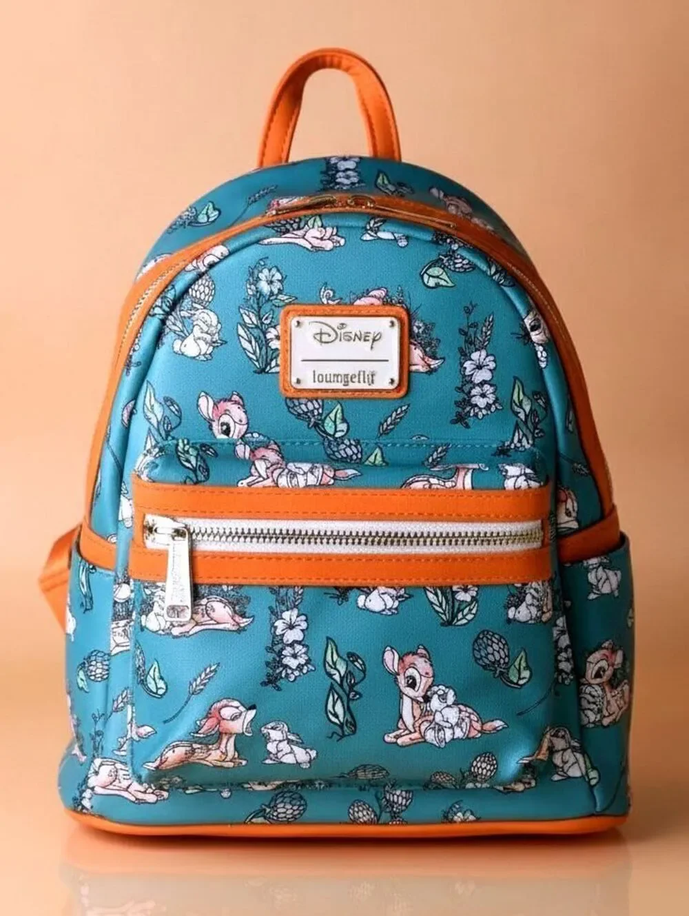 Loungefly Disney Bambi Forest Floral Mini Backpack - NWT